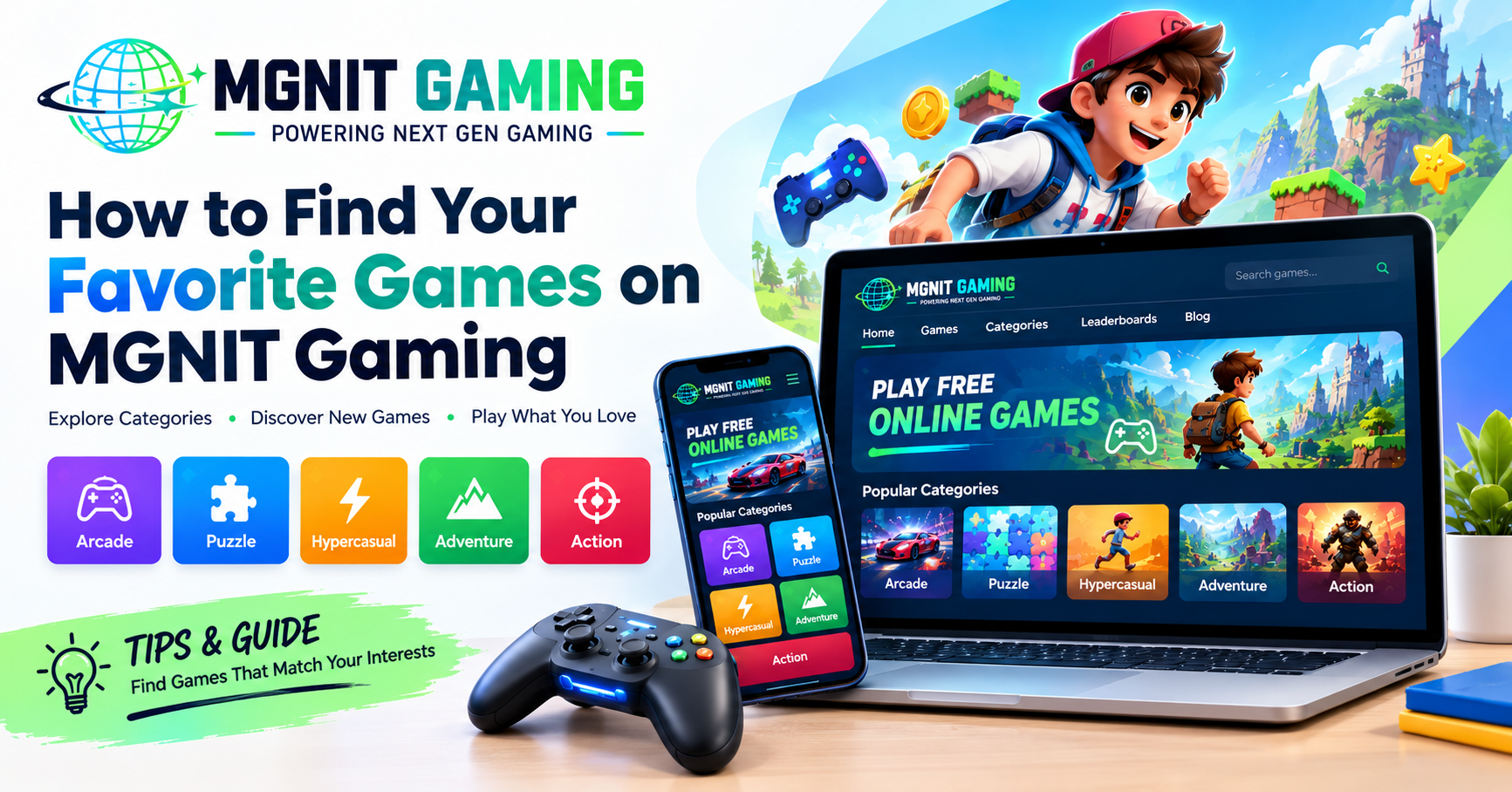 How to Find Your Favorite Games on MGNIT Gaming